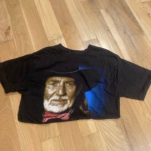 Willie Nelson Crop Top